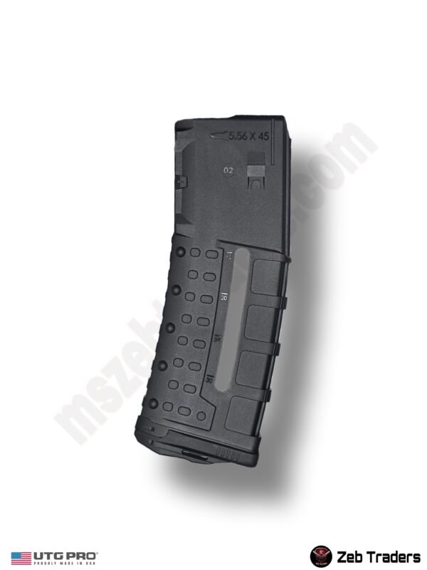 UTG® AR15 Windowed Polymer Magazine, 30 Round, .223/5.56, Black