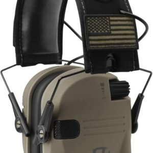 Walker's Razor Slim Ultra Low Profile Compact Design Adjustable Range Shooting Hunting Hearing Protection Electronic Earmuffs