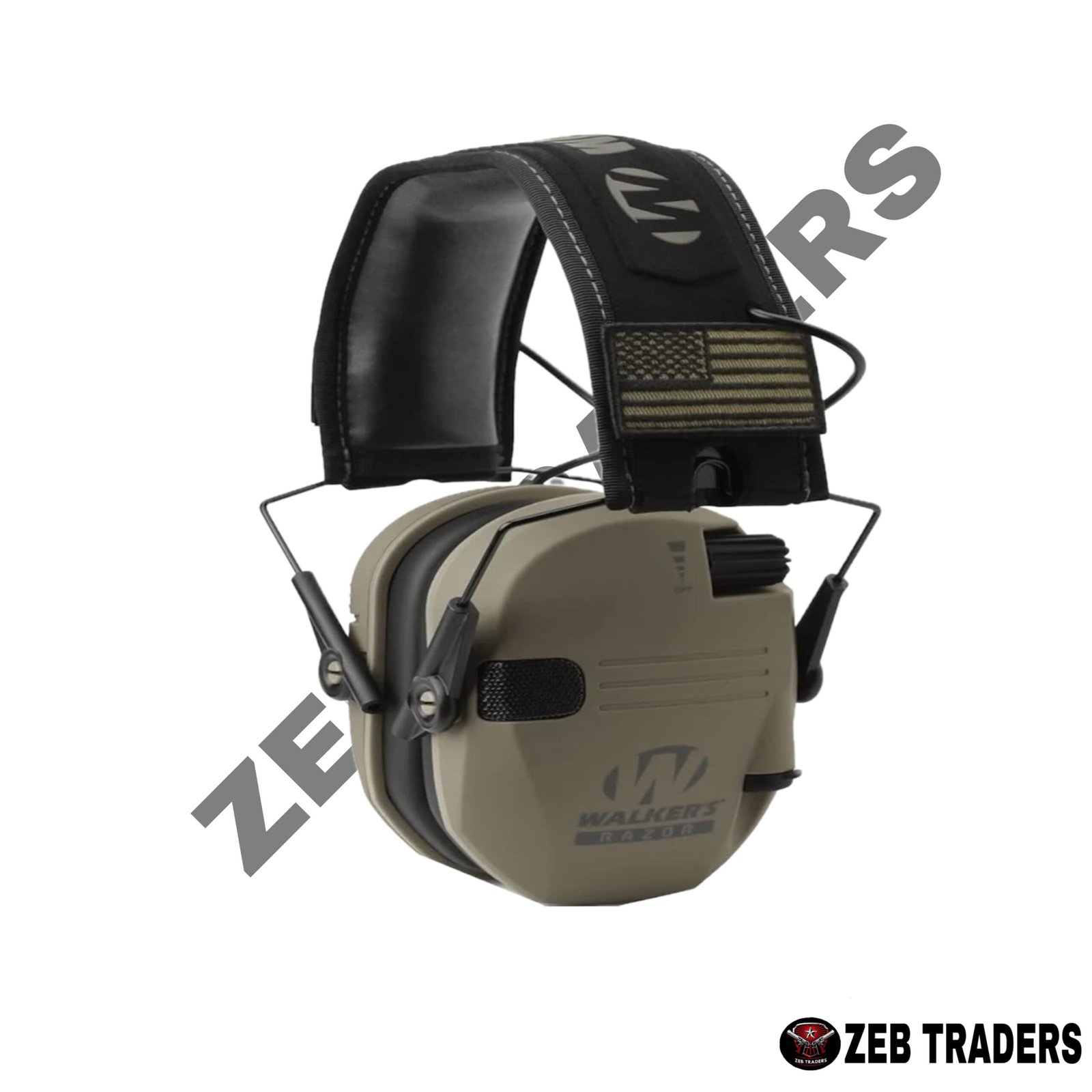 Walker's Razor Slim Ultra Low Profile Compact Design Adjustable Range Shooting Hunting Hearing Protection Electronic Earmuffs